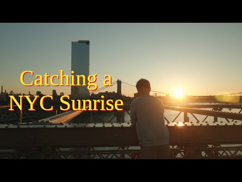 Catching a NYC Sunrise With My Camera