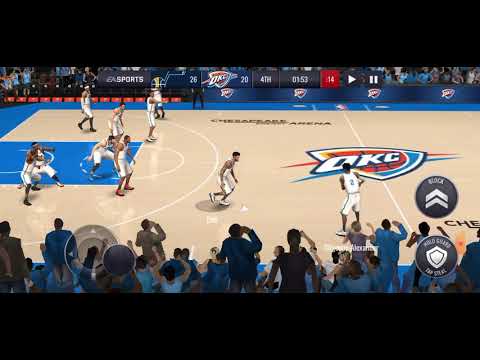Playing NBA live mobile game part 2