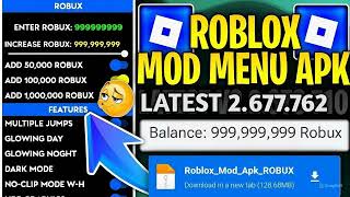 Roblox Mod Menu Unlimited Robux Update 2025 | Roblox Mod Apk Unlimited Robux & Speed Fly Jump