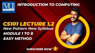 CS 101 lecture 1 and 2 | Introduction to Computing | Module 1-8 | CS101 Midterm Short Lectures