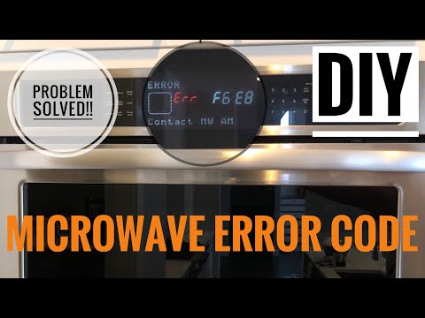 How To Fix KitchenAid/Whirlpool Microwave Error code F6 E8 Not Heating Problem Solved DIY