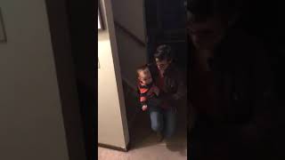 First view of a Christmas tree