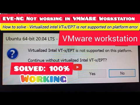 SOLVED‼️💯% Working - Virtualized Intel VT-x/EPT is not supported on this platform