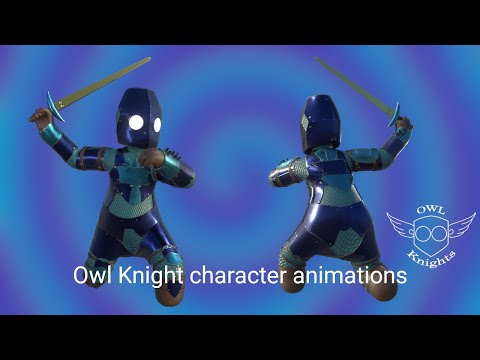 Owl Knight character animations