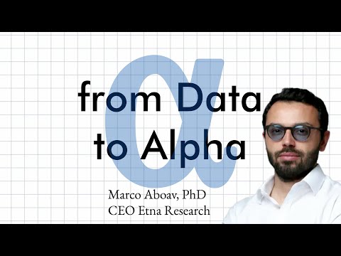 Quant Trading: How Hedge Funds Use Data | Marco Aboav, Etna Research