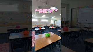 Classroom set up day 6! ✏️🪩🩷✨ #classroomteacher #classroomsetup
