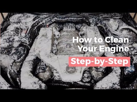 A step-by-step guide to cleaning any engine bay