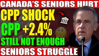 🔥😱 CPP 2025 Shock: The 2.4% Pension Increase That Still Leaves Canadian Seniors Struggling
