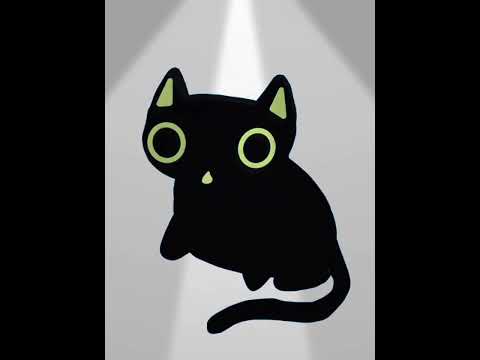 meow! (Idk what this is) #blackcat #blackcatcore #derp #animation #spellcasting