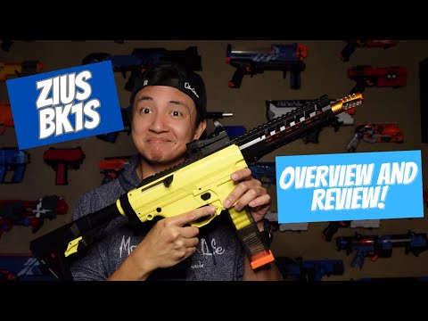 Zius BK1s AEB Nerf Blaster | Overview and Review