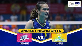 CREAMLINE vs CAPITAL1 | SET 2 HIGHLIGHTS | 2026 PVL ALL-FILIPINO CONFERENCE