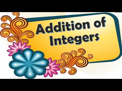 Addition of Integers