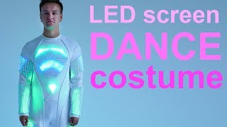 LED rainbow  dance costume led clothing by ETEREshop _N02