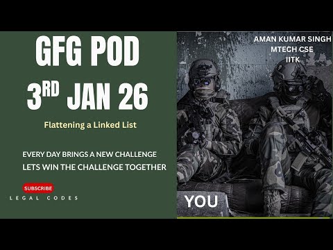 GFG POTD | Flattening a Linked List (C++) | Merge Using Bottom Pointer | Full Solution