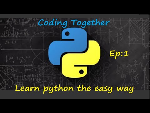 Learn Python The Easy Way (ep:1) for beginners