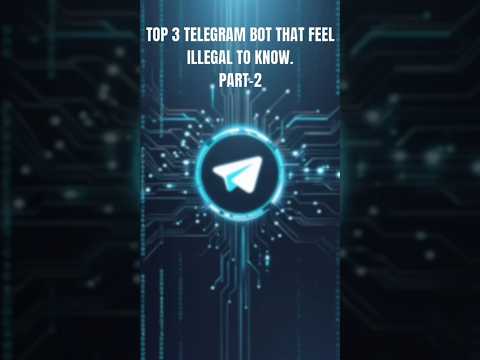 TOP 3 TELEGRAM BOTS THAT FEEL ILLEGAL TO USE [PART-2] #tech #technology #telegram