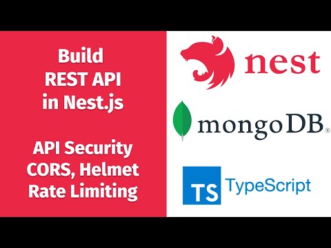 NestJs REST API with MongoDB #8 - API Security, Rate Limiting, Helmet, CORS