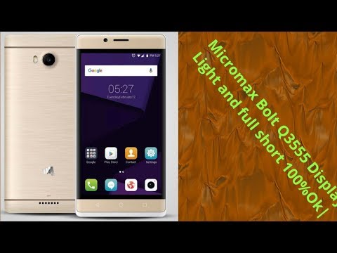 Micromax Q3555 (display/lcd) light ic and full short solution|100%ok.