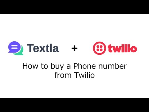 How to buy a Phone number from Twilio