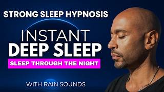 Deep Sleep Hypnosis, Guided Sleep Meditation | Rain Sounds