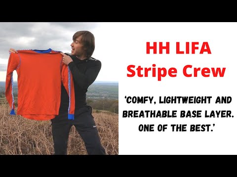 Helly Hansen LIFA Strip Crew Baselayer. Quality outdoor adventure gear.