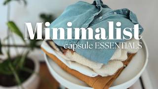 I GOT RID OF 90% OF MY CLOTHES | 10 Capsule Wardrobe Essentials + Mindset