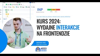 Wydajne Interakcje na Frontendzie - zaproszenie do nowego kursu Web Dev Insider 2024