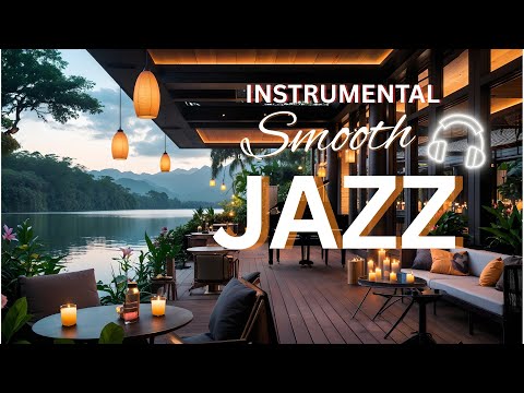 Instrumental Jazz Serenity Funky Bass, Electric Piano & Soft Sax by the Lake