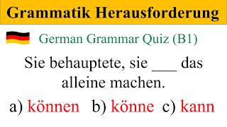 📚 Meistere die deutsche Grammatik: Quiz deine Kenntnisse!