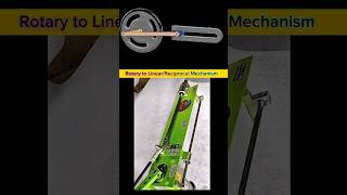 Rotary to Linear Motion | Simple Mechanism Animation & Real Life Engineering Example #linearsystems