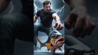 man caught fish animation video #anim#animals #birds #aicontent #aivideogenerator #aigenerated