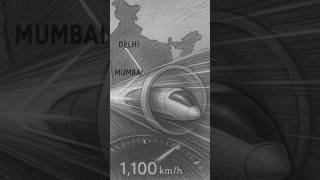Delhi to Mumbai in 60 Minutes?😱 #Shorts #YouTubeShorts #viralShorts #Innovation #hyperloop