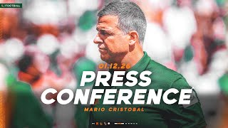 Miami Hurricanes Football | Media Availability | 3:00 PM | 1.12.26