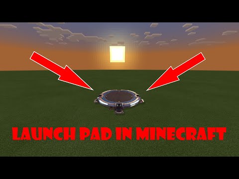 How to make a launch pad in minecraft (no mods)