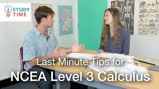 Last Minute Tips for NCEA Level 3 Calculus | StudyTime NZ
