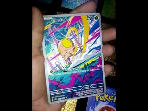 ♥️Toedscool 201/198 Illustration Rare Pokemon Card (Scarlet & Violet Base) + TitanCards® Toploader