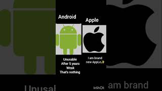 Apple vs Android #funny #shorts #applevsandroid #android #comedy