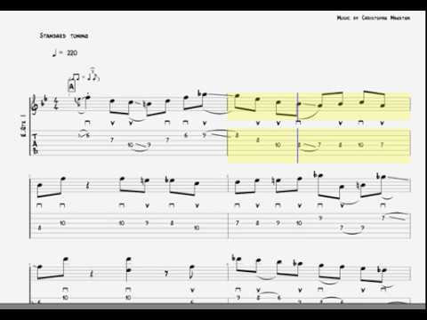 Intermediate Jazz Solo (Guitar Tabs Tutorial)