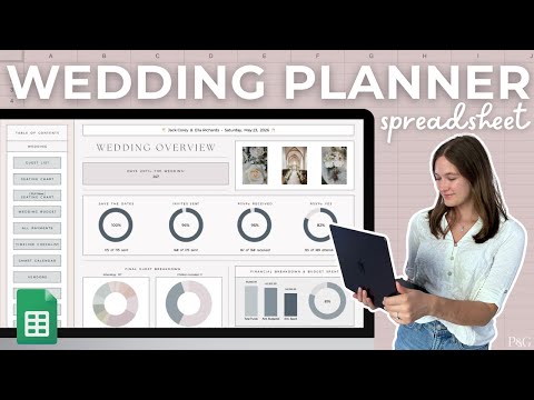 Wedding Planning Spreadsheet Template - Google Sheets Video Tutorial