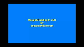 css3-css Margin Padding-lecture 17