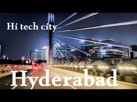 India’s most productive region - Hitech city drive - Hyderabad | 4K | Trawellbeings