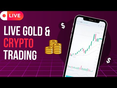 Live Trading : Gold & Crypto Analysis || The Fibo Trader - Shivam Patel