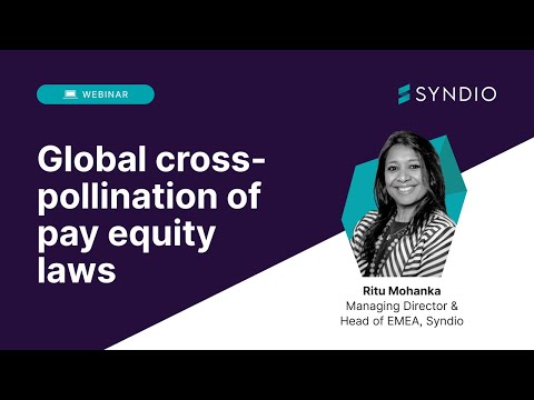 Pay equity legislation is picking up around the world