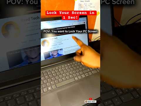 How to Instantly Lock Your Screen with a Keyboard Shortcut! 🔐💻 #shorts #viralvideo #lockscreen