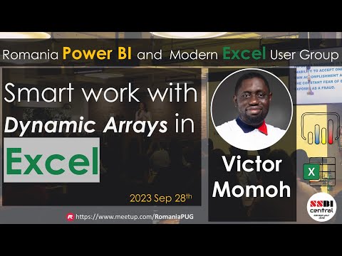 Smart work with Dynamic Arrays in Excel | Victor Momoh