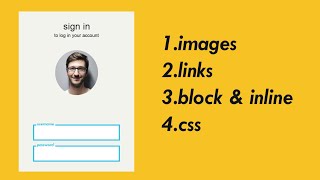 learn html: design a google login page