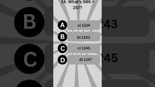 Answers the MATHS Questions |Just GK Test | Quiz #QUIZ #CHALLENGE #4OPTIONS #ANSWER #Q&A#GANITKAJADU