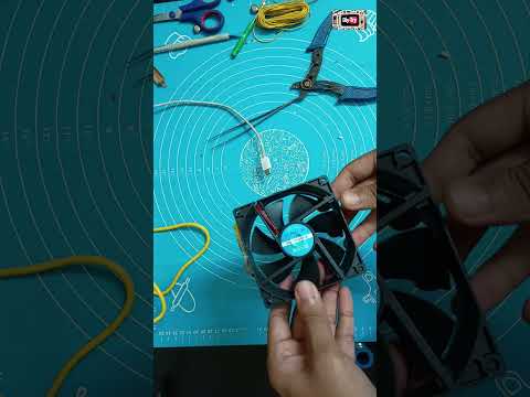 How to make a 5V USB Type-C Cabinet Fan for PC | Brushless 5volt Fan with USB C-Type Connector