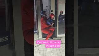 Indoor sky diving fail, this is a must watch! #shorts, #indoorskydiving #funnykids #gonewrong #funny