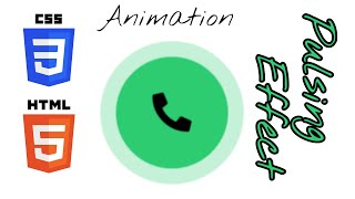 Make Pulsing animation using CSS3 transform and Box shadow property